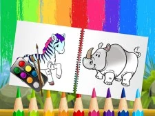 Funny Animals Coloring Book